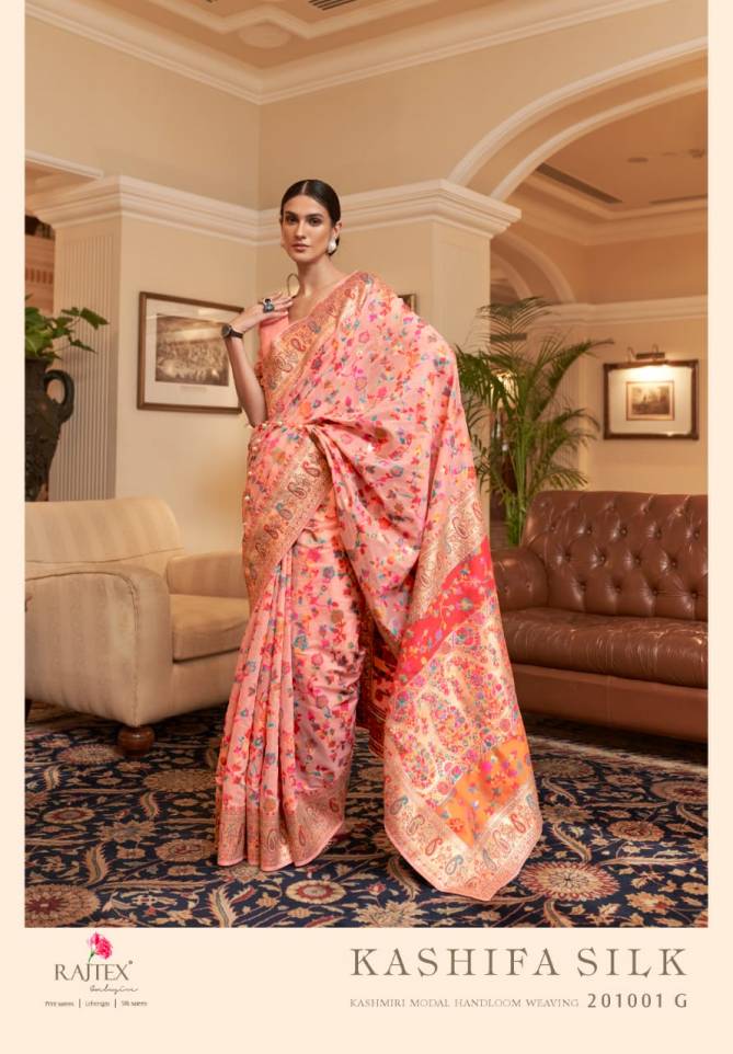 Rajtex Kashifa Silk Fancy Exclusive Wedding Wear Handloom Designer Saree Collection