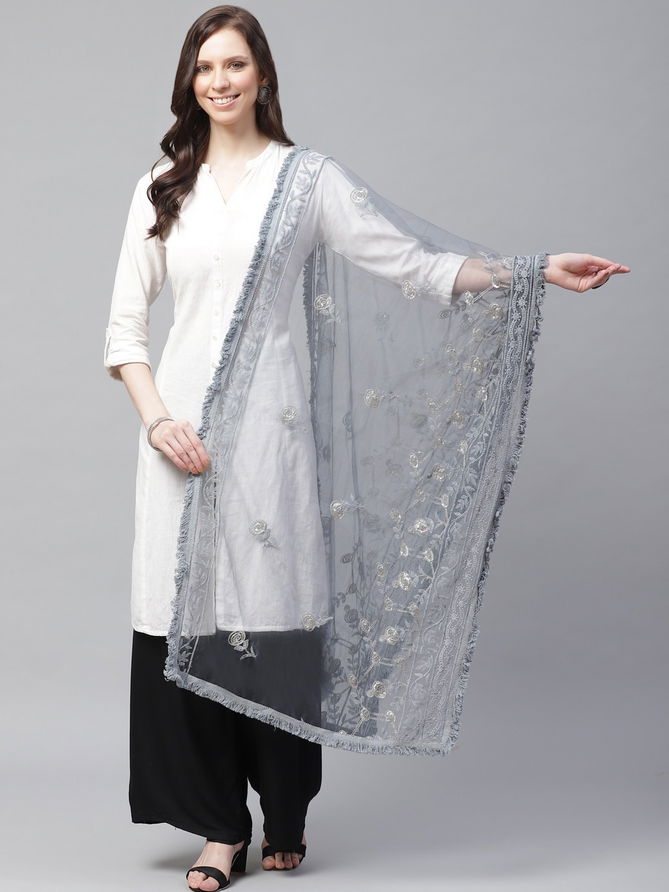 Zarika Lkd Dupatta 1 New Dupatta Collection With Embroidery Work 