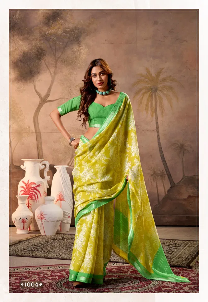 Vanya By Sr Cotton Printed Fancy Wholesale Saree Suppliers In Mumbai