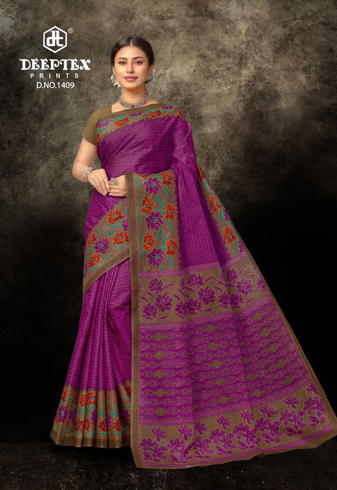 Prime Time Vol 14 By Deeptex Daily Wear Cotton Saree Online Wholesale