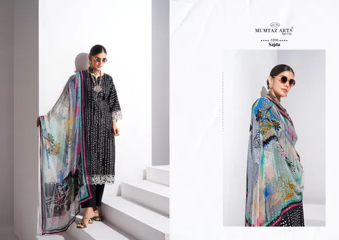 Sajda By Mumtaz Jam Satin Digital Printed Dress Material Orders In India