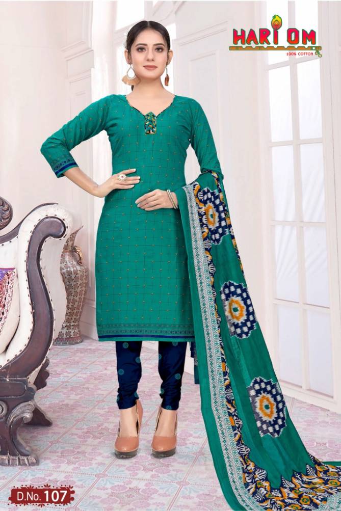 Hari Om Print 1 Latest Fancy Regular Wear Printed Cotton Salwar Suit  Collection
