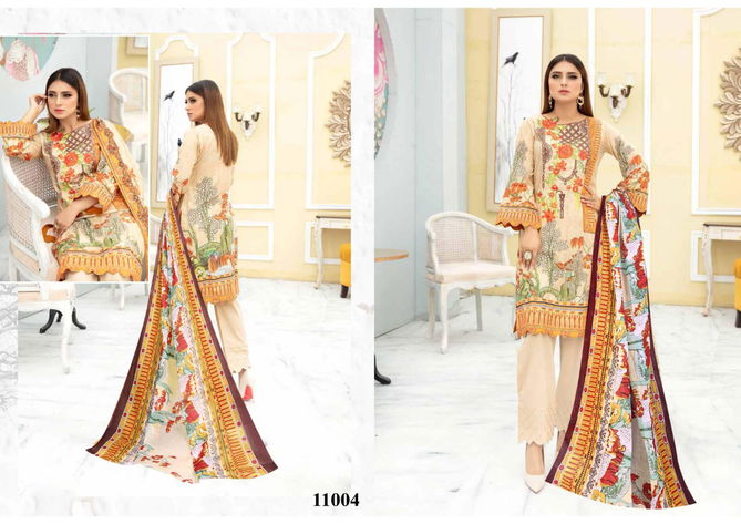 Iris 11 Latest Fancy Designer Casual Wear Cotton Karachi Dress Materials Collection
