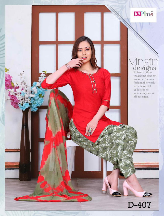 K9 Plus Pratigya 8 Latest fancy Regular Wear Rayon Printed Ready made Salwar Suit Collection
