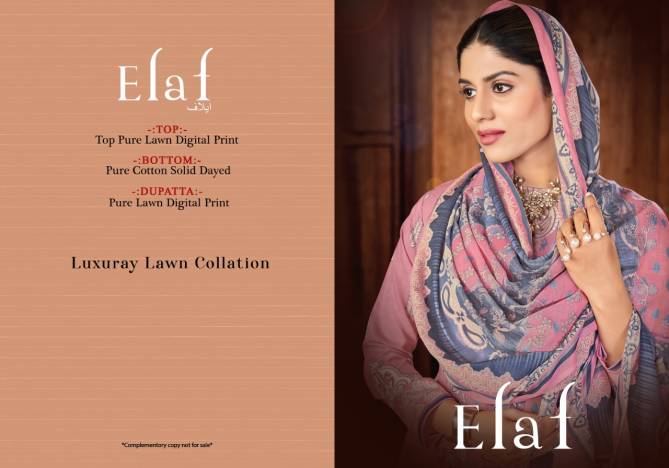 Fabulous Elaf New Fancy Casual Wear Cotton Printed Pakistani Dress Collection 