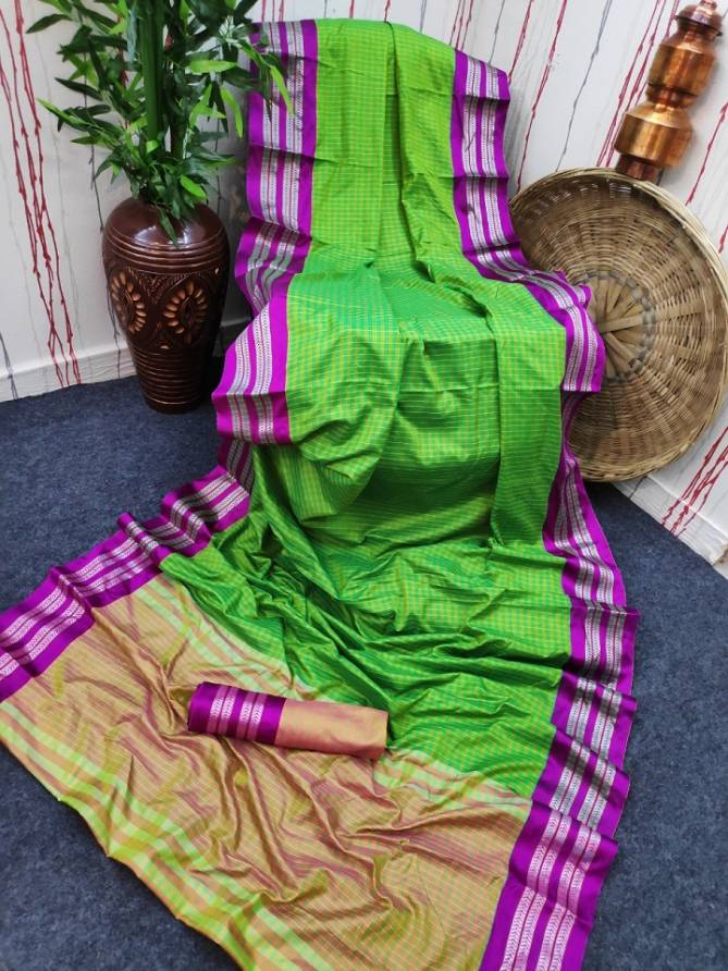 Anarika 29 Latest Fancy Designer Regular Casual Wear Cotton Silk Saree Collection
