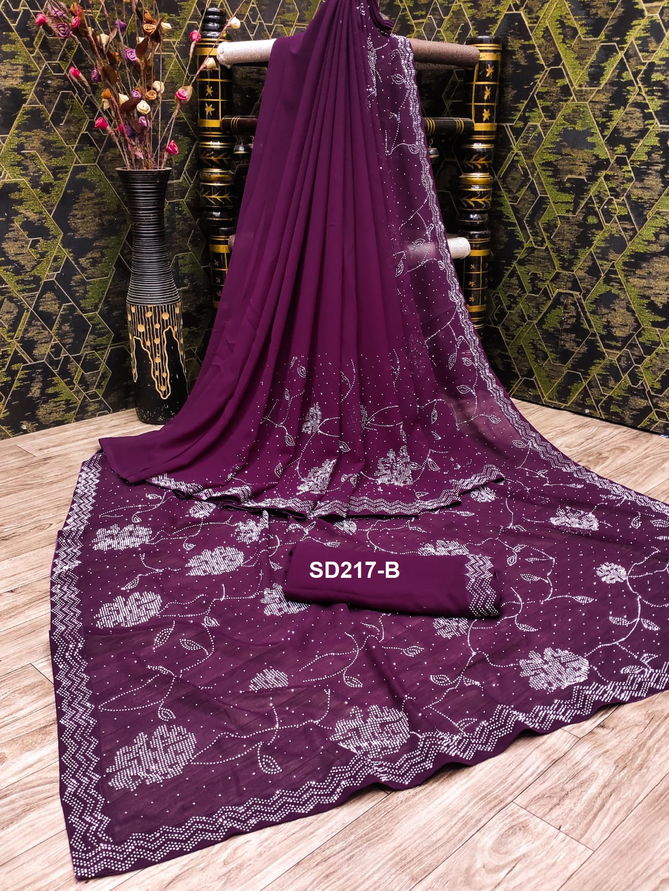 SD 217 A To D By Suma Designer Fancy Sarees Wholesale Shop In Surat