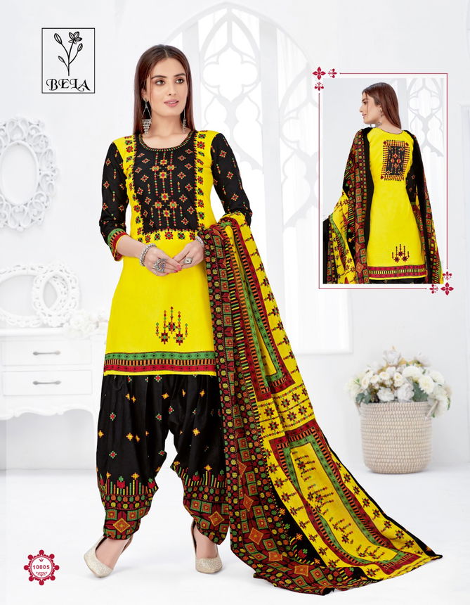 Bela Sona Pari 10 Ethnic Latest Regular Wear Printed Cotton Dress Material With Mal Mal Dupatta