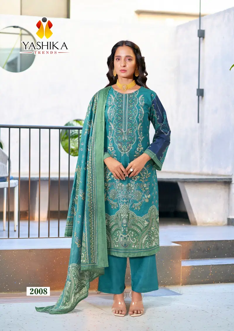 Nayra C By Yashika Cotton Printed Salwar Kameez Suppliers In India