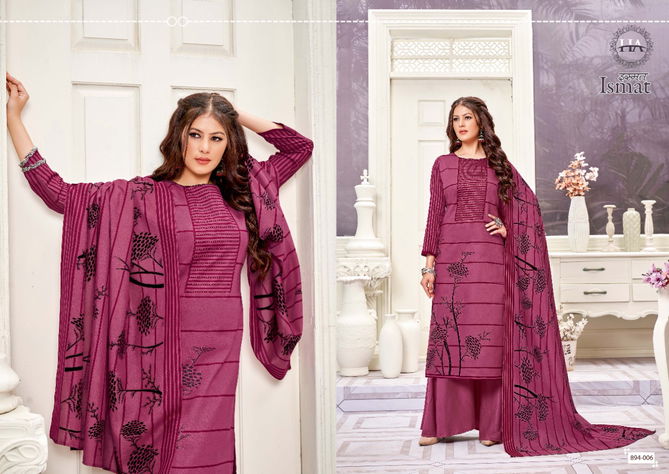 Harshit Ismat Casual Daily Wear Printed Jam Cotton Latest Dress Material Collection