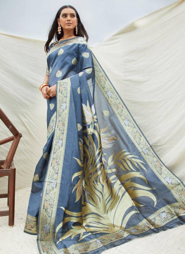 Rajtex Fabric Kanshula Kristal Silk Designer Exclusive Party Wear Saree Collections