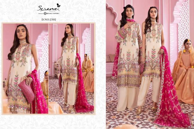 Serene Iznik Heavy Designer Festive Wear Fox Georgette Butterfly Net And Heavy Embroidered Pakistani Salwar Suits Collection
