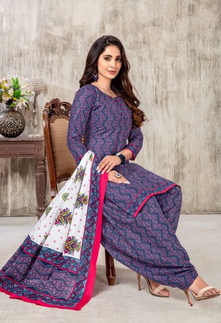 Jt Anupama Casual Daily Wear Cotton Printed Dress Material Collection