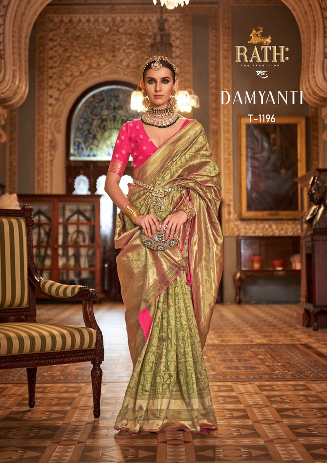 Damyanti 1190 To 1198 By Rath Silk Printed Designer Saree Orders In India