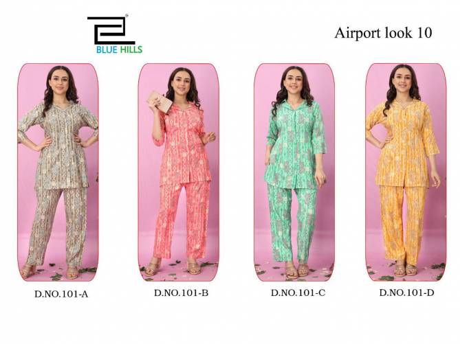 Airport Vol 10 By Blue Hills Printed Cord Set Catalog