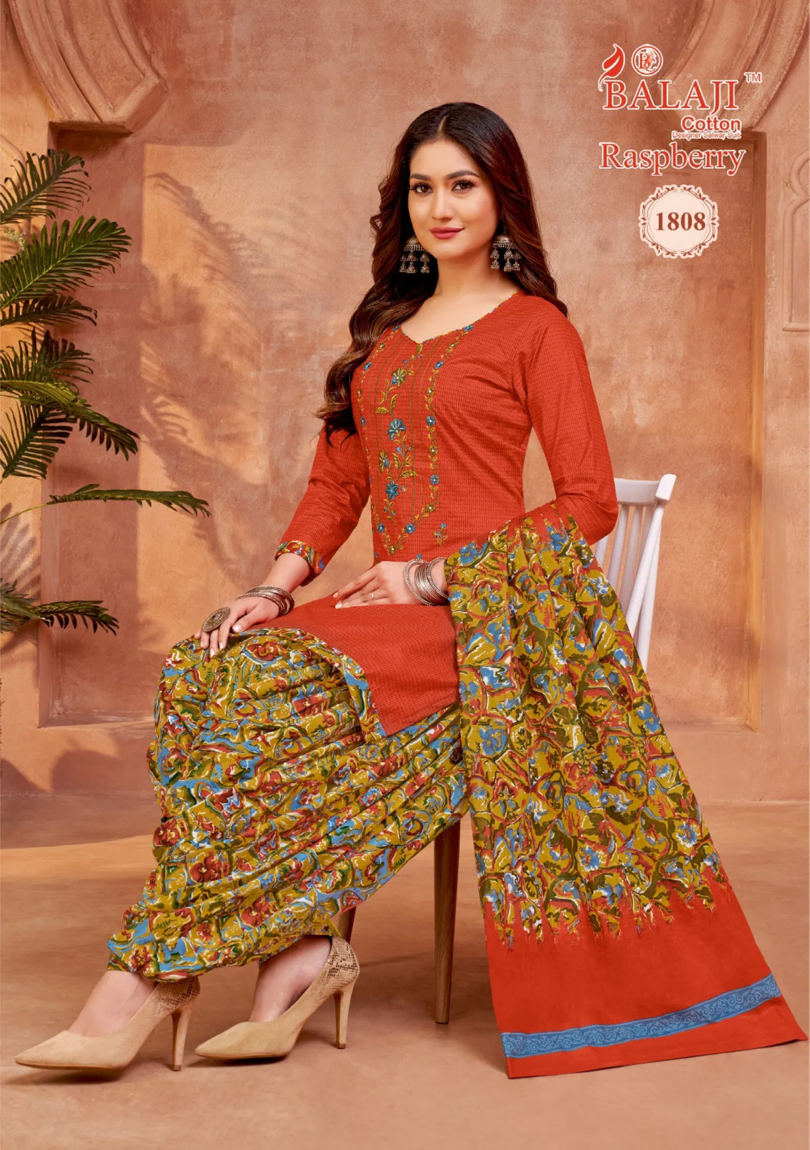 Raspberry Vol 18 By Balaji Cotton Dress Material Suppliers In India