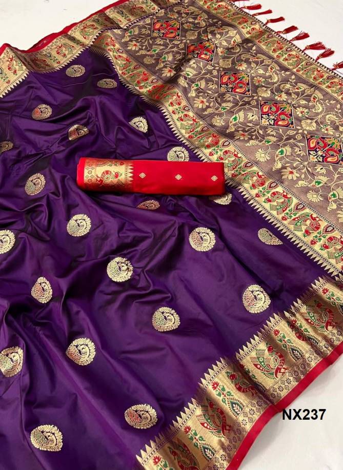 NX 237 by Murti Nx Paithani Silk Wedding Saree Wholesale Shop In India