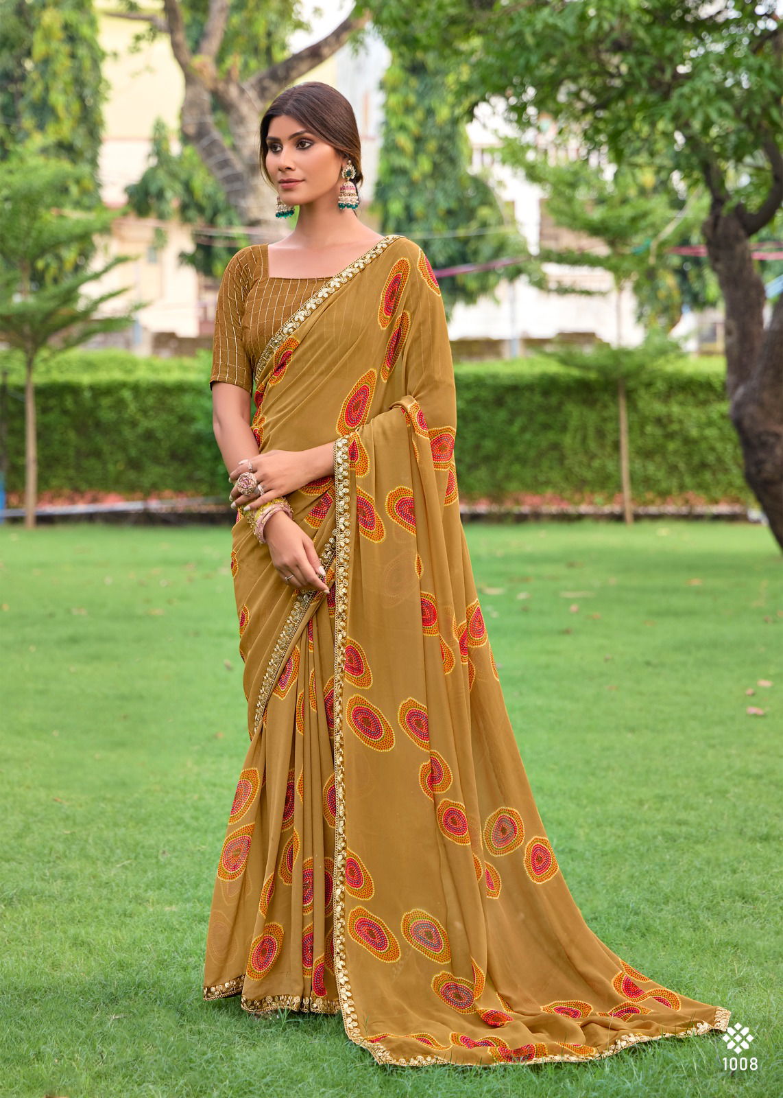 Bandhan By Stavan Weightless Embroidered Sarees Wholesale In India