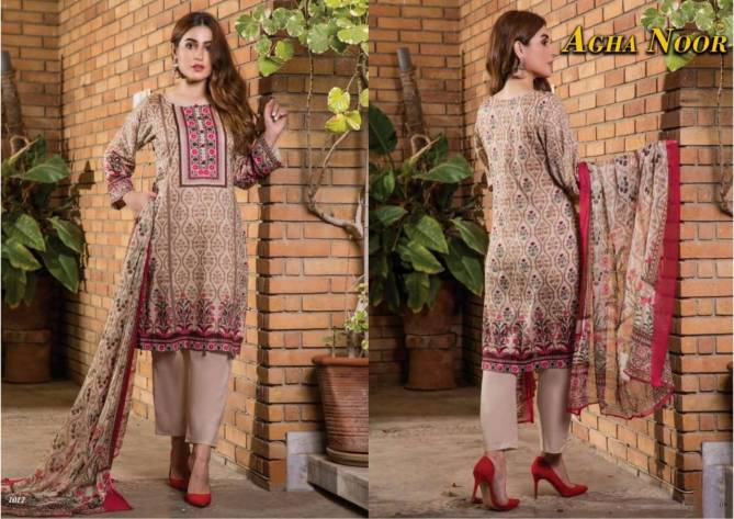 Agha Noor 2 Latest Fancy Designer Casual Wear Karachi Dress Materials Collection
