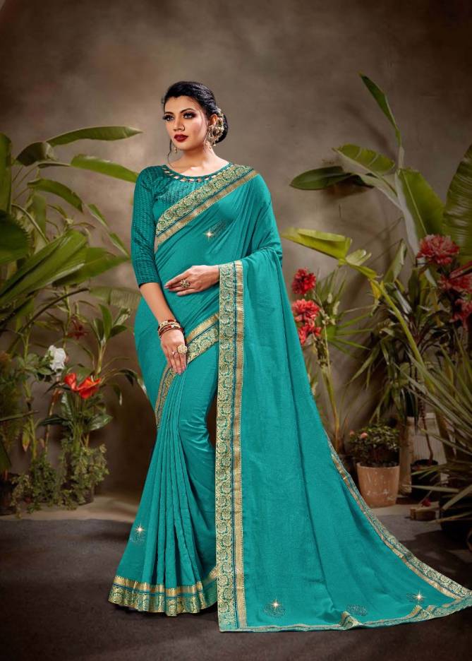 Ronisha Flavour Latest Fancy Heavy Wedding Wear Vichitra silk Sarees Collection
