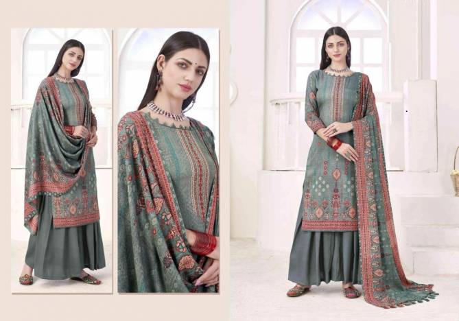 Kashmira Shawl Suits Designer Winter Fancy Pure Cotton Collection Dress Material Collection
