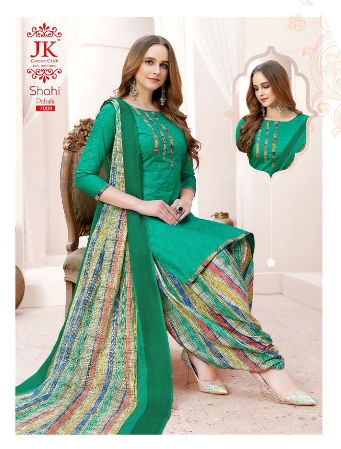 JK Shahi Patiyala 7 Latest fancy Designer regular wear Cotton Printed Dress Material Collection
