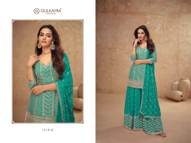 Palak By Gulkayra Real Chinon Readymade Suits Exporters In India