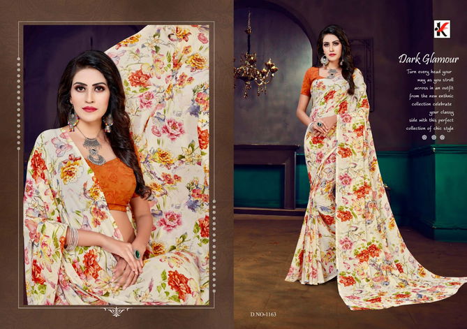 Apple Rennial Casual Daily Wear Printed Designer Saree Collection
