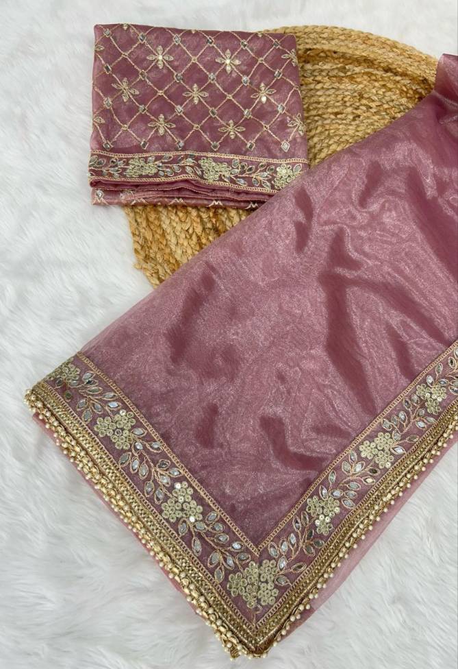 BT 3106 Function Wear Silver Tissue Silk Sarees Suppliers In India