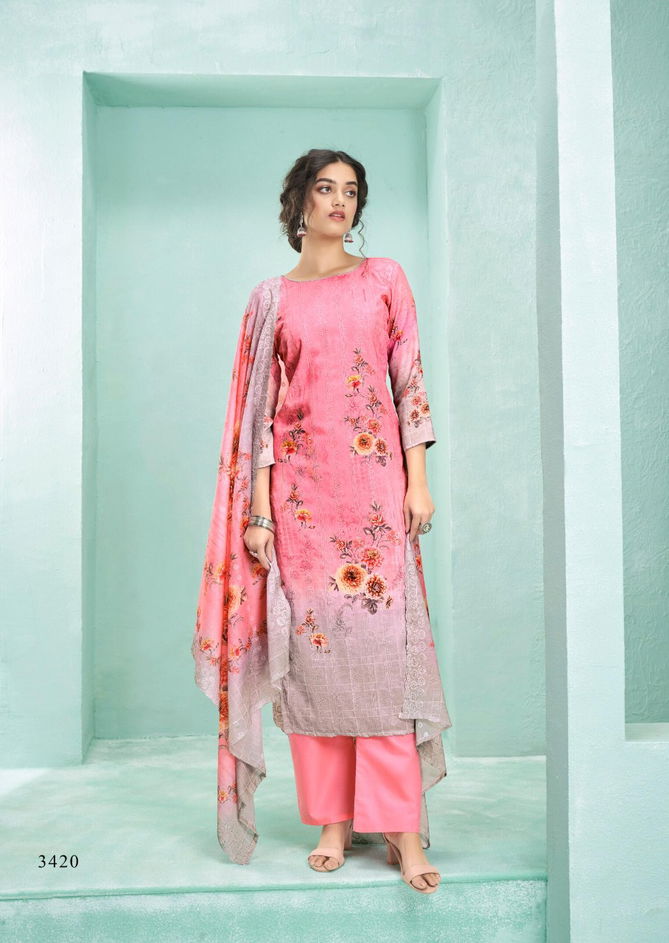 Karma Azaa 5 Printed Designer Jam Cotton Casual Wear Dress Material Collection