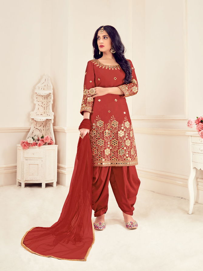 Shreematee Bebo 6 Festive Wear Soft Silk with Embroidery Salwar Kameez Collection
