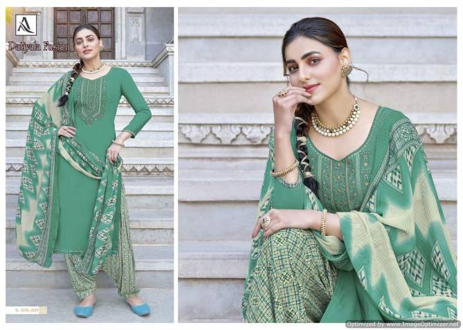 Alok Patiyala Fusion 3 Latest Fancy Designer Ethnic Wear Punjabi Dress Material Collection