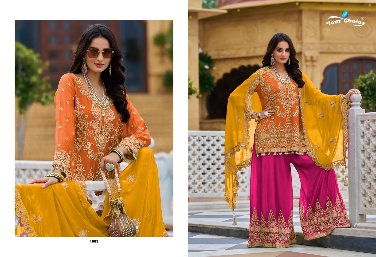 Rolex By Your Choice Designer Chinon Salwar Kameez Suppliers In India