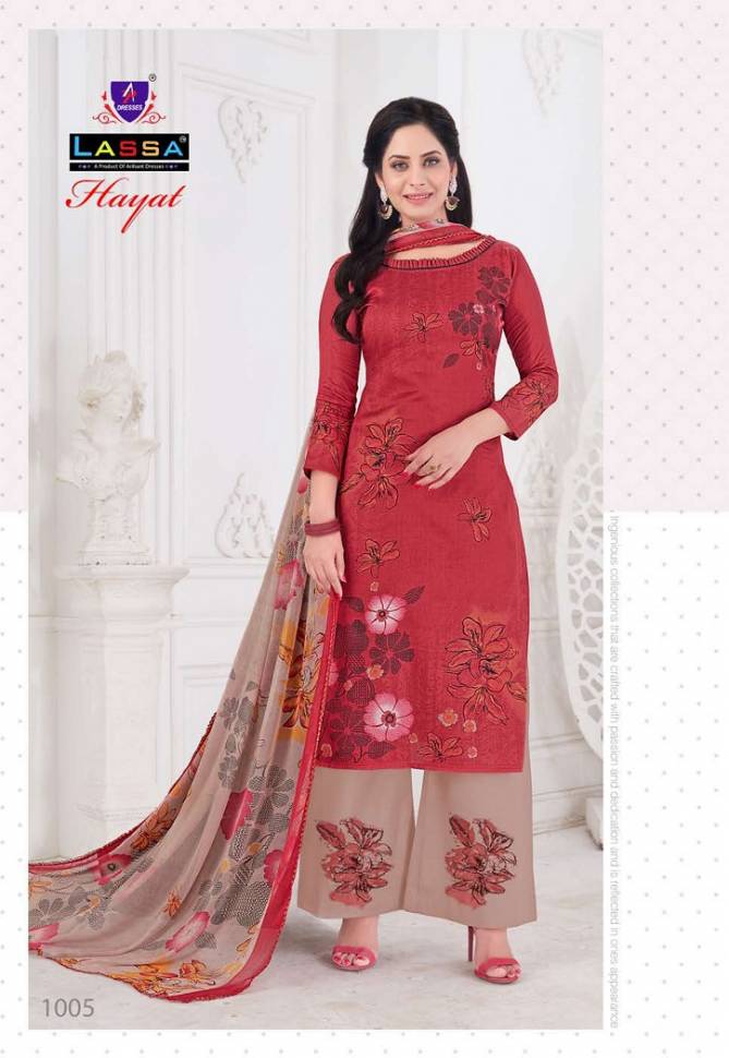 Arihant Lassa Hayat Printed Cotton Casual Wear Dress Material Collection
