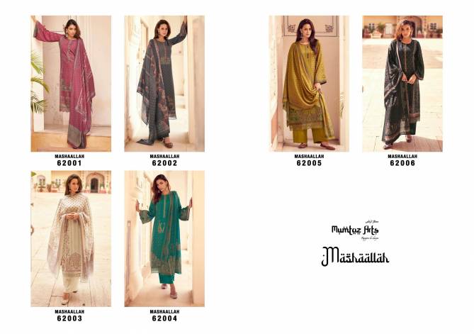 Mumtaz Arts Mashallah Pashmina Viscose Digital Print Exclusive Salwar Kameez Catalog