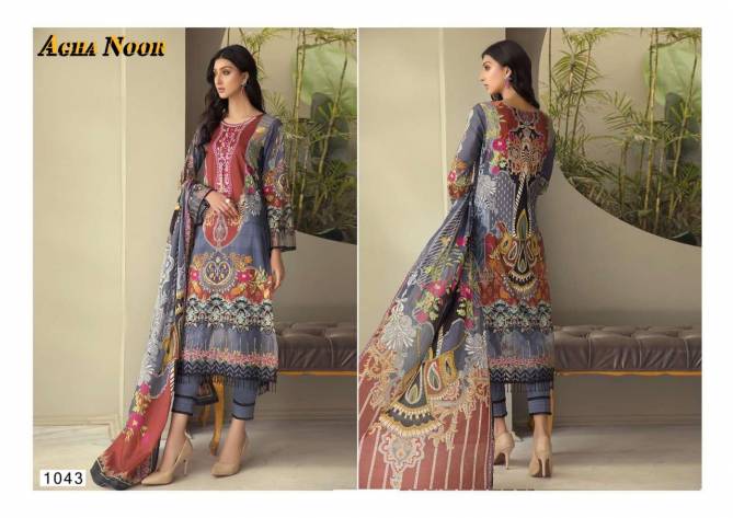 Agha Noor 4 Fancy Designer Casual Wear Printed Salwar Kameez Collection
