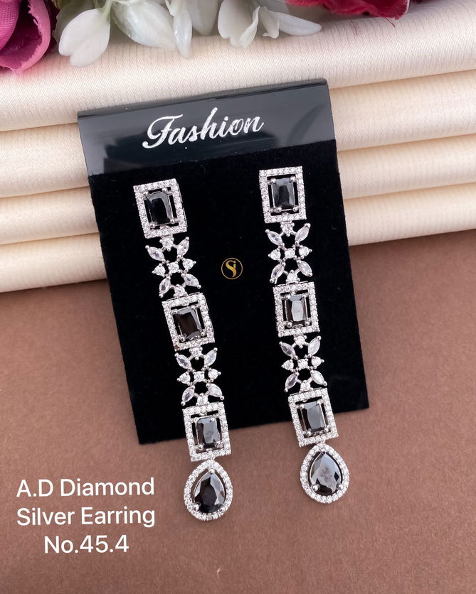 Diamond Silver Wholesale Earrings Suppliers in Mumbai