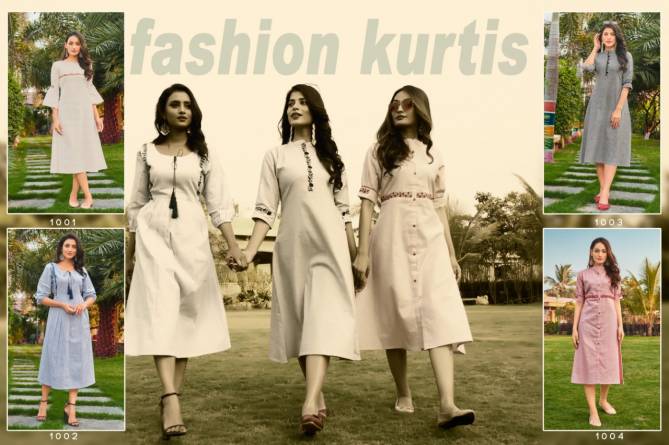 Vitara Eliza 2 Latest Heavy Fancy Casual Wear Cotton Exclusive Designer Tunics Kurtis Collection
