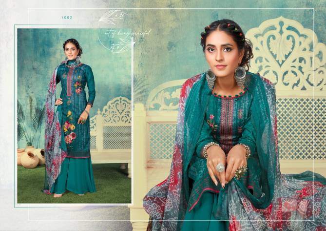 Anita Kesariya Kaashvi Latest Fancy Casual Wear Style Printed Cambric Cotton Designer Summer Dress Material Collection

