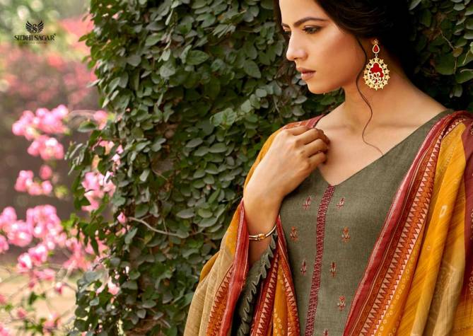 Siddhi Sagar Mahi Jam Satin Designer Festive Wear Dress Material Collection