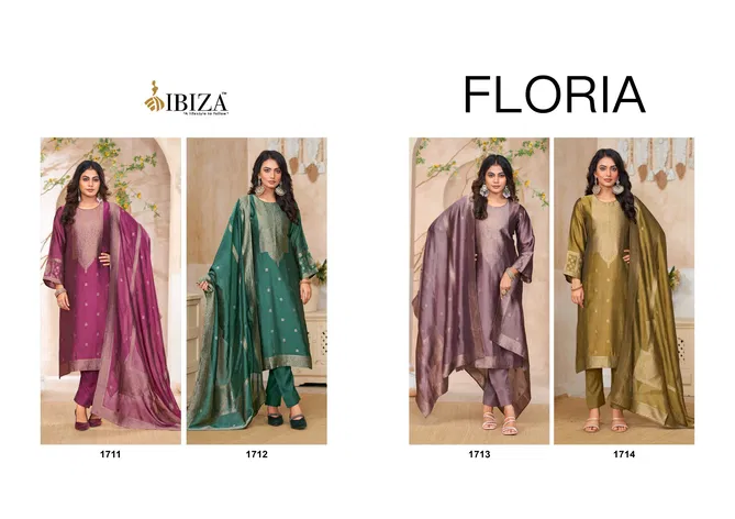 Floria By Ibiza Banglory Silk Designer Salwar Kameez Suppliers In India