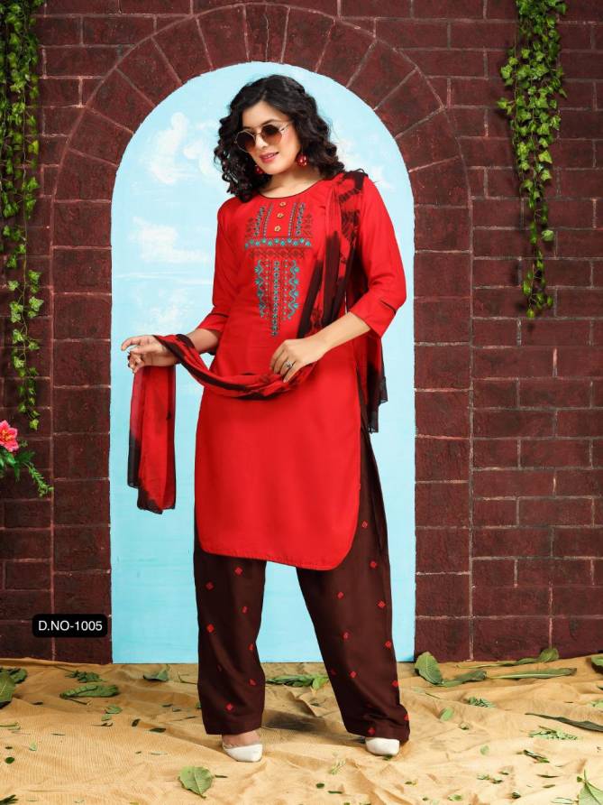 Ft Patiyala Style Vol 1 Latest Daily Wear Embroidered Patiyala Suit Collection  