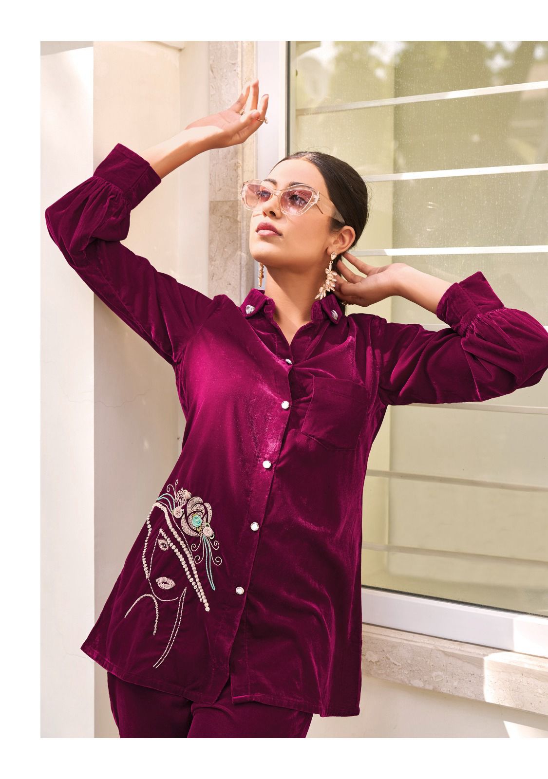 Marbles 2 By Lady Leela Winter Wear Top With Bottom Catalog