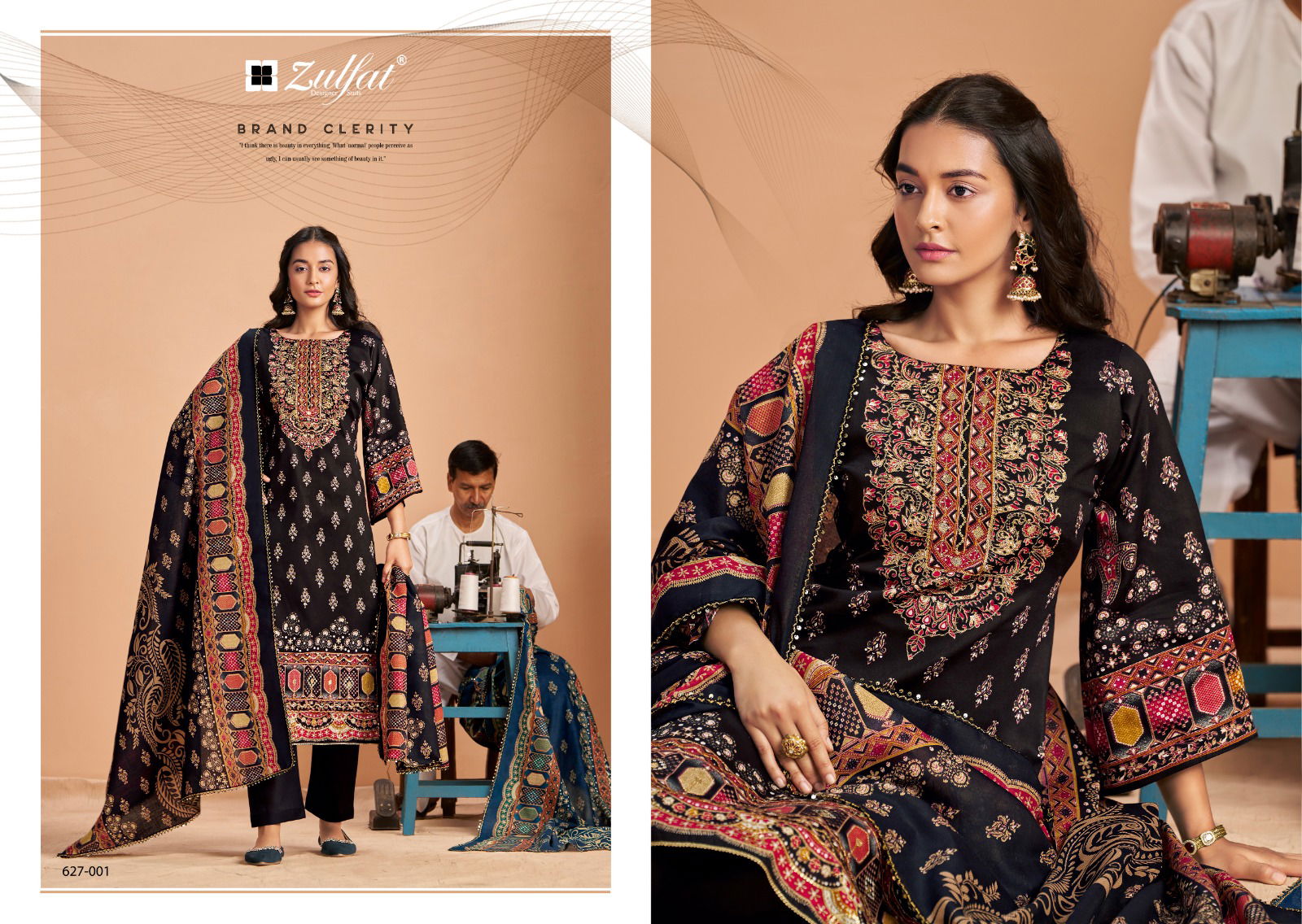 Sajni Vol 5 By Zulfat Jam Cotton Printed Dress Material Wholesalers In Delhi