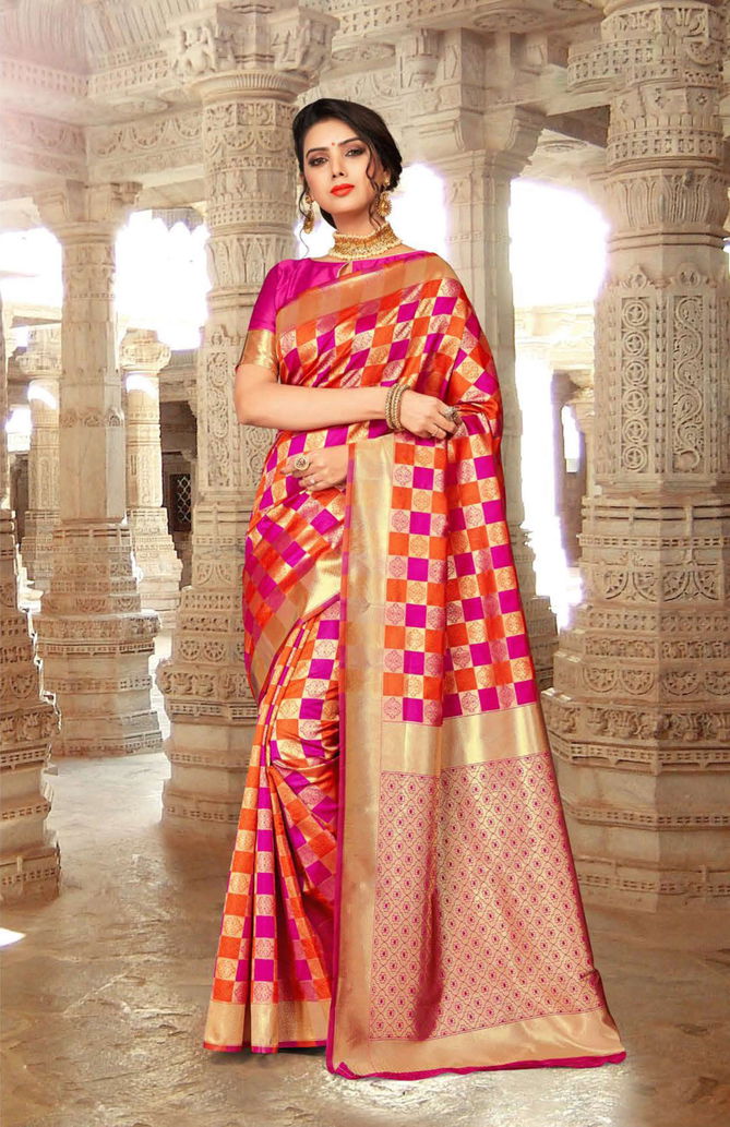 Sangam Unnati Fancy Casual Wear Silk Latest Design Sarees Collection