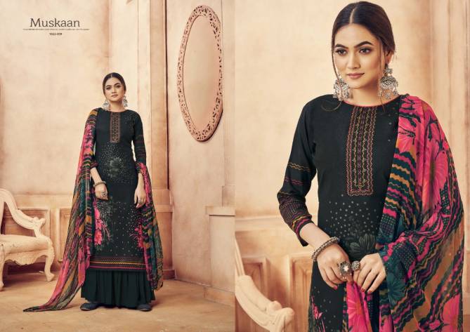 Romani Muskaan New Designer Ethnic Wear Cambric Cotton Dress Material