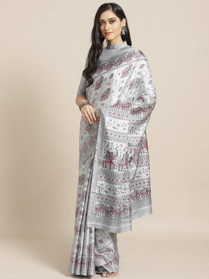 Latest Designer Party Wear Casual Wear Manipuri Silk Saree Collection