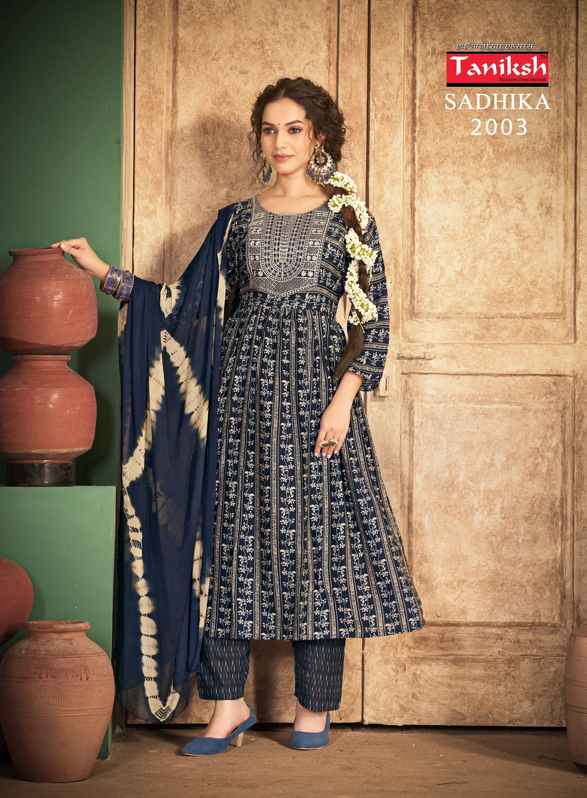 Sadhika Vol 2 By Taniksh Rayon Printed Kurti With Bottom Dupatta Orders In India