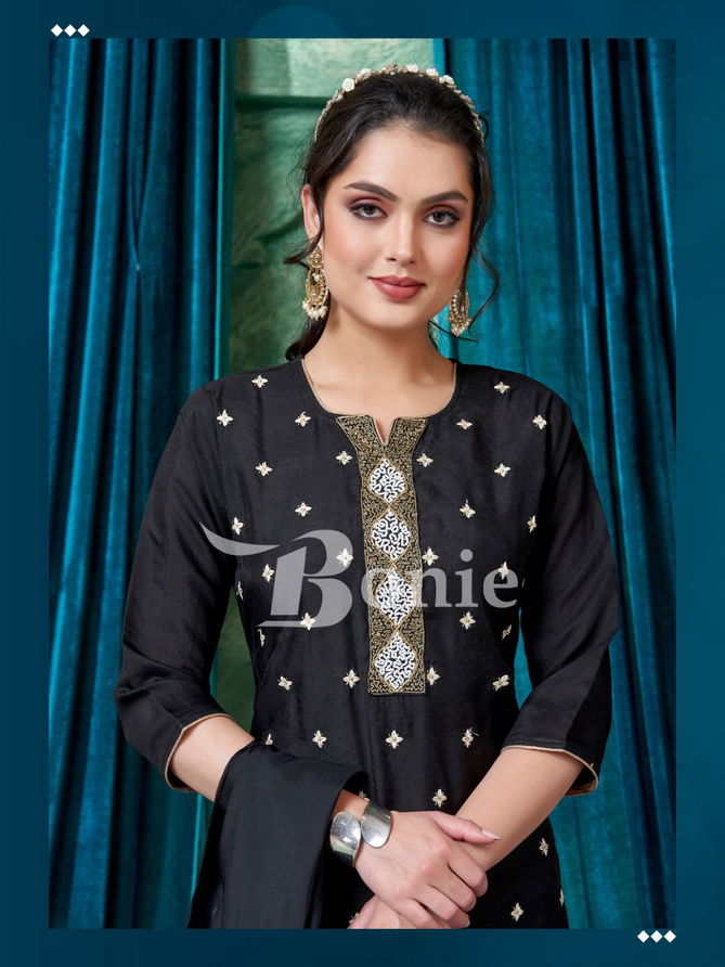 Flora 5 By Bonie Silk Kurti Bottom With Dupatta Catalog