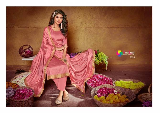 Sanskruti Khushnuma Latest Fancy casual Wear Pure jam Silk Designer Dress Material Collection